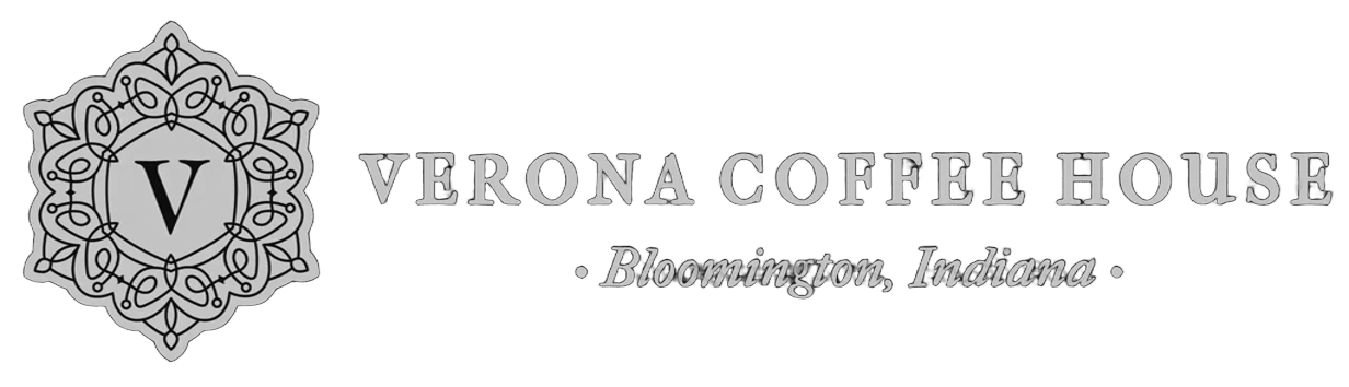 Verona Coffee House logo, ornate design